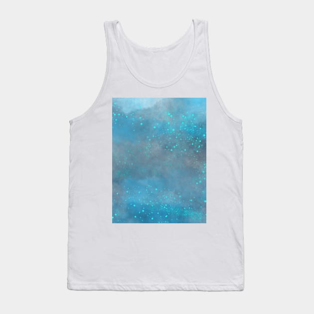 Cloudy Space Tank Top by Katarinastudioshop